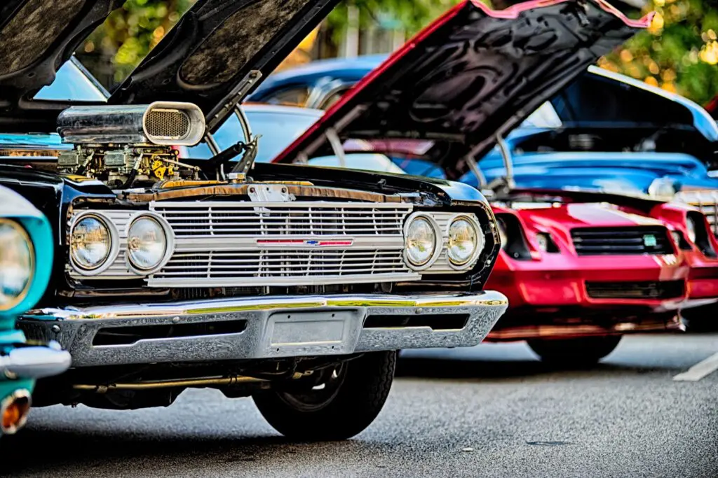 Classic cars at Kelowna Car and Bike Show